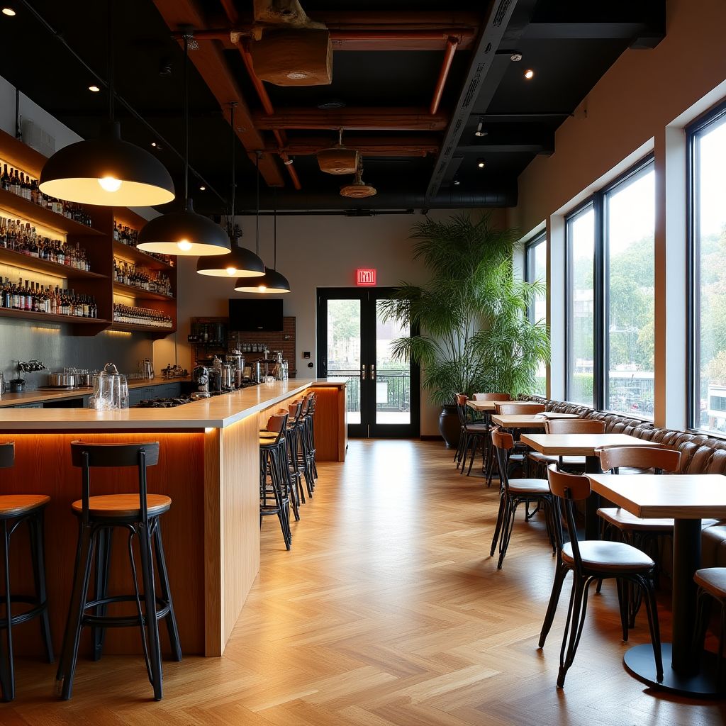 Modern Sydney roastery interior